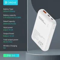 پاور بانک مگ سیف 5000 هزار Celebrat PB-03